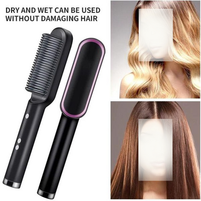 Straightener Brush Comb (random Color)