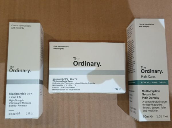 The Ordinary deal - Face Serum + Hair Serum + Ordinary Soap